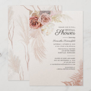 Pampas Grass Dried Leaves Terracotta Bridal Shower