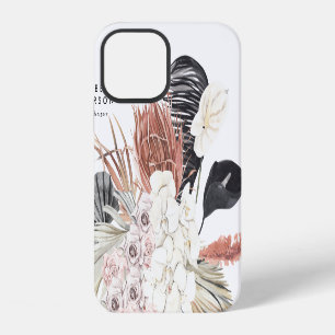 Pampas Grass Floral Tropical Jungle Business iPhone 12 Case