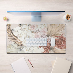 Pampas Grass Floral Tropical Jungle Desk Mat