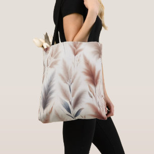 Pampas Grass Modern Boho Floral for Autumn & Fall  Tote Bag
