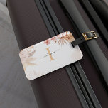Pampas Grass Monogram Initial Name Luggage Tag<br><div class="desc">Create your very own custom and personalised Pampas Grass Terracotta luggage tag easily by simply clicking the "Personalise" button. Use the "Customise it" button to further re-arrange and format the style and placement of text. Could easily be repurpose for other special events like anniversaries, baby shower, birthday party, new baby,...</div>