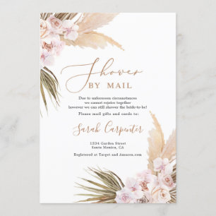 Pampas Grass shower by mail Bridal Shower Invitation