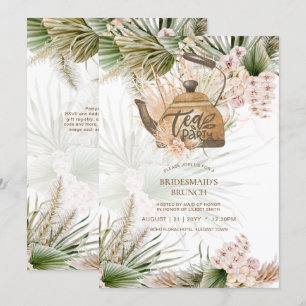 Pampas Grass TEA PARTY Bridal Shower Lunch