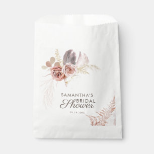 Pampas Grass Terracotta Bridal Shower Favour Bags