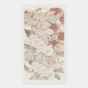 Pampas Grass Tropical Jungle Wedding Napkin
