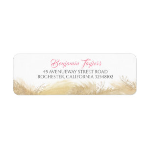 Pampas Grass Watercolor Exotic