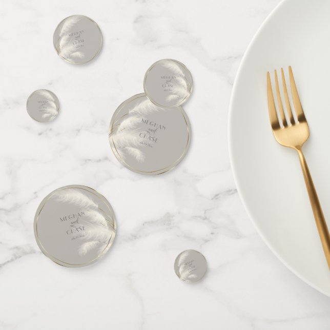 Pampas Grass Wedding Confetti (Group)