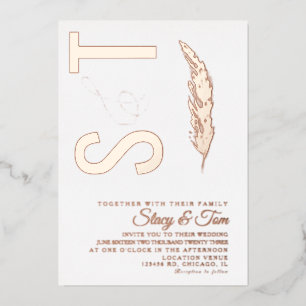 Pampas Logo Ampersand Wedding Pressed