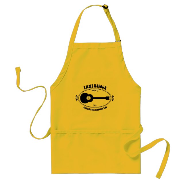 Pampastock Guitar Bar B Q Apron (Front)