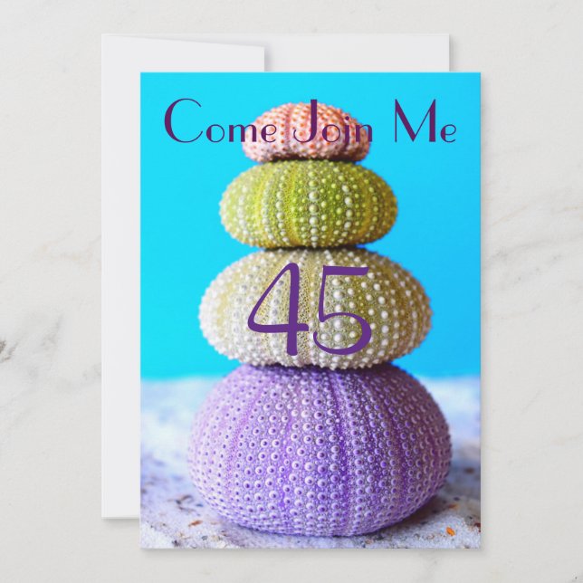 Pamper Beach Party Birthday Celebration Invitation (Front)