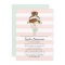 Pamper Bridal Shower Invitations Spa Day Brunette