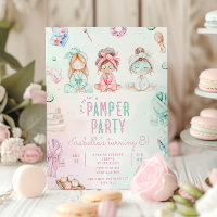 Pamper party girls Salon Birthday party
