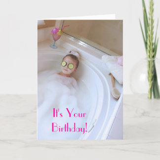 Pamper Yourself Birthday Card
