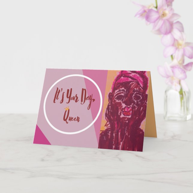 Pamper Yourself Card (Orchid)