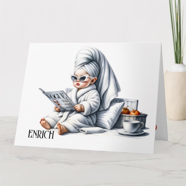 Pamper Yourself  Card (Front)