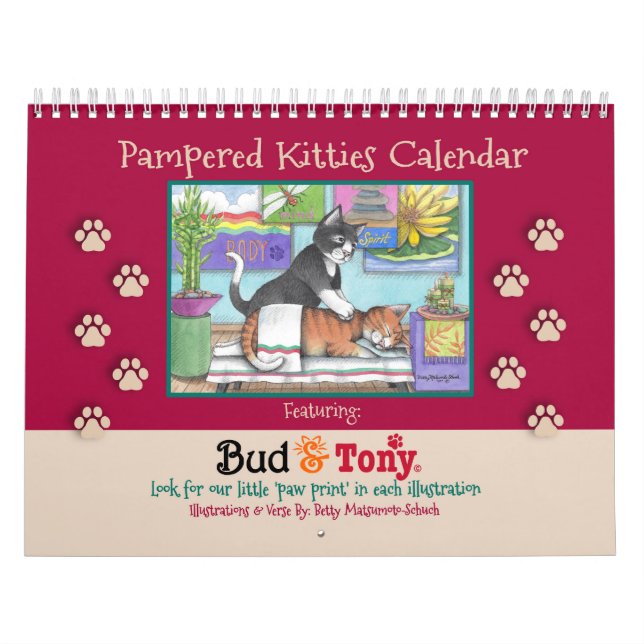 Pampered Kitties Calendar (Cover)