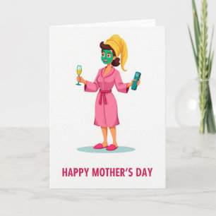 Pampered Mothers Day Spa Day Card