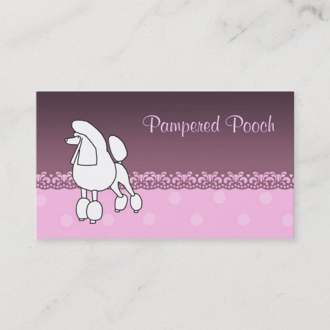 Pampered Pooch Business Cards (Front)