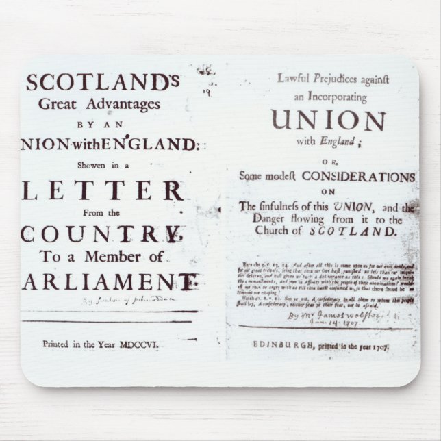 Pamphlets showing both sides mouse mat (Front)