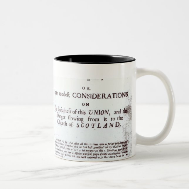 Pamphlets showing both sides Two-Tone coffee mug (Right)