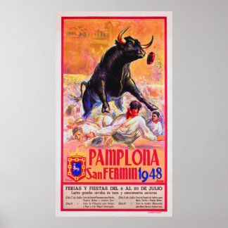 Pamplona 1948 poster