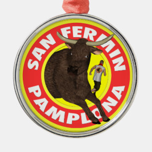 Pamplona - San Fermin Metal Tree Decoration