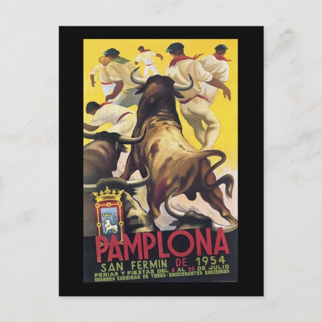 Pamplona San Fermin Postcard (Front)
