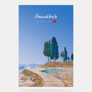 Pamukkale, Turkey - Thermal Pools Acrylic Sign
