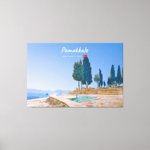 Pamukkale, Turkey -  Thermal Pools Canvas Print
