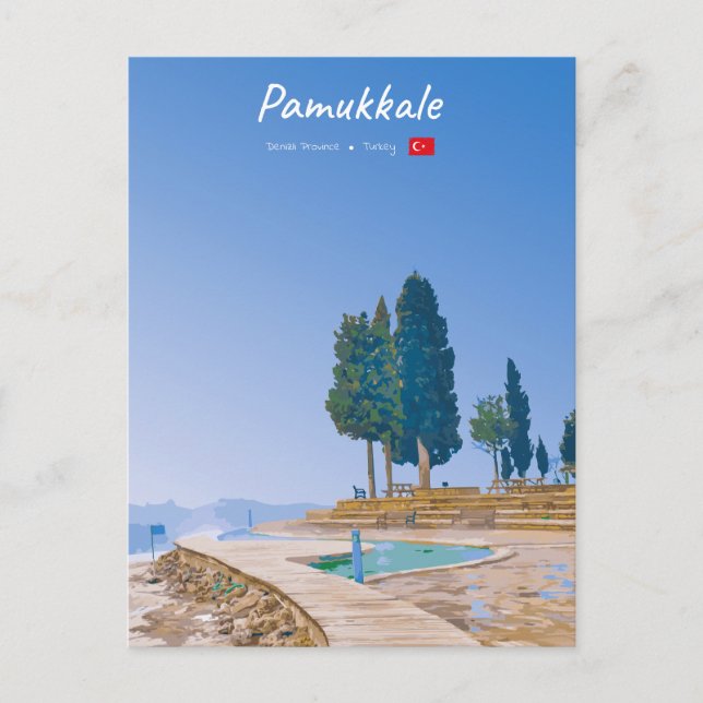 Pamukkale, Turkey -  Thermal Pools Postcard (Front)