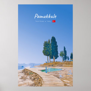Pamukkale, Turkey - Thermal Pools Poster