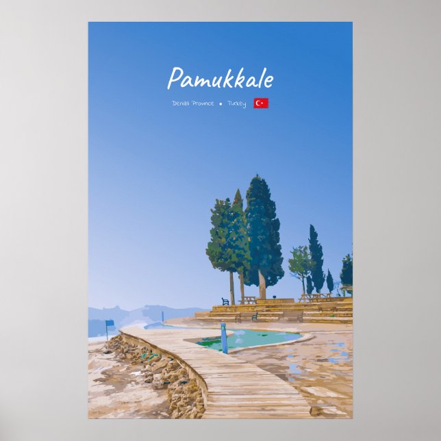 Pamukkale, Turkey -  Thermal Pools Poster (Front)