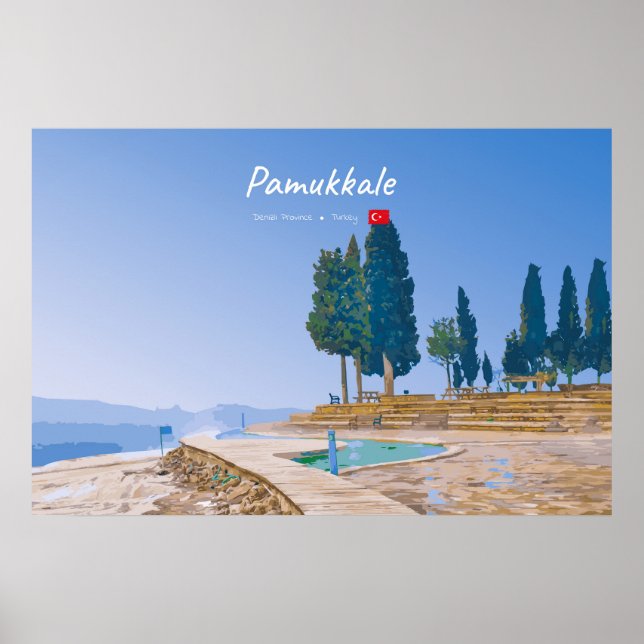 Pamukkale, Turkey -  Thermal Pools Poster (Front)