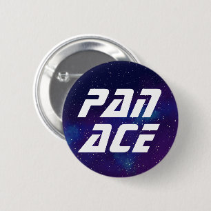 Pan Ace Customisable Galaxy Identity 6 Cm Round Badge