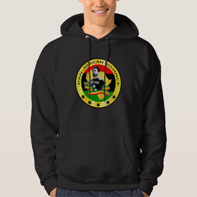 PAN-AFRICAN-ALLIANCE Africa Jah Rastafari Sweater  (Front)