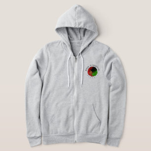 Pan African black girl woman red green pride afro  Hoodie