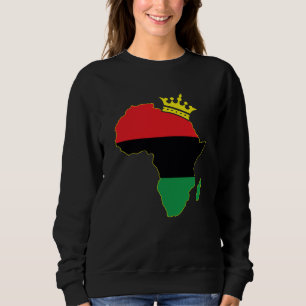 Pan African Continent Black History Month African  Sweatshirt