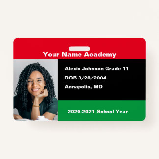 Pan African Do It Yourself Homeschool Badge ID Badge