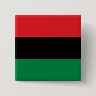 Pan-African Flag 15 Cm Square Badge