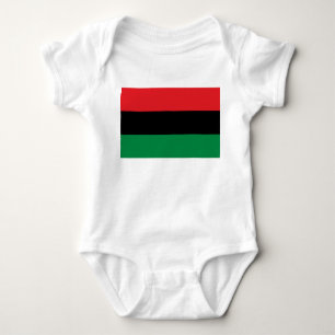 Pan-African Flag Baby Bodysuit