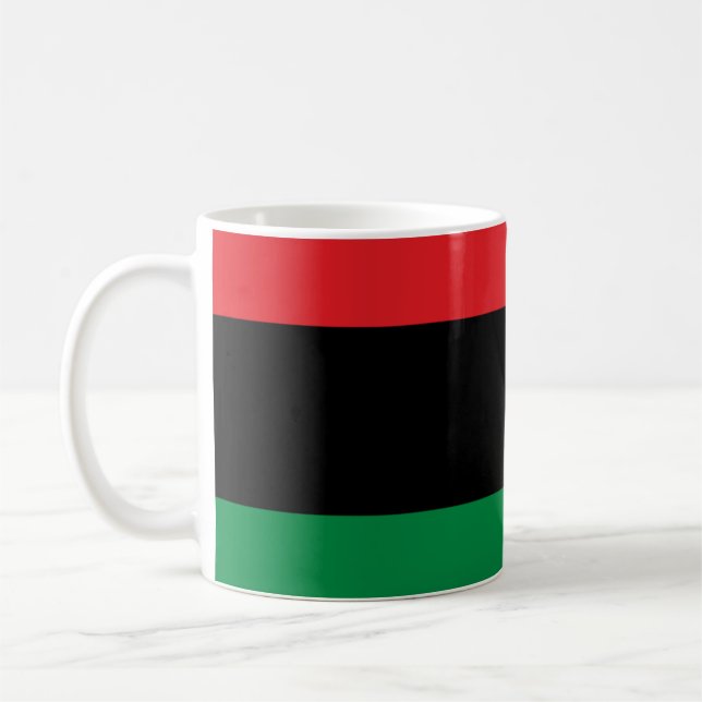 Pan-African Flag Coffee Mug (Left)