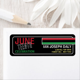 Pan-African flag Design, Juneteenth Celebration