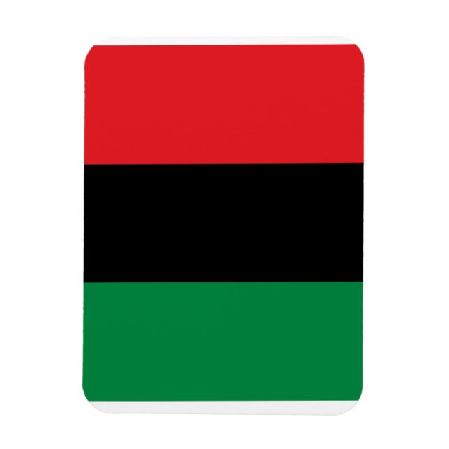 Pan African Flag Flexible Photo Magnet (Vertical)