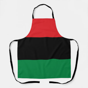 Pan African Flag, Happy Kwanzaa All-Over Apron