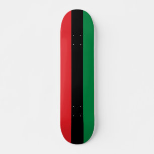 Pan African Flag, Happy Kwanzaa Skateboard