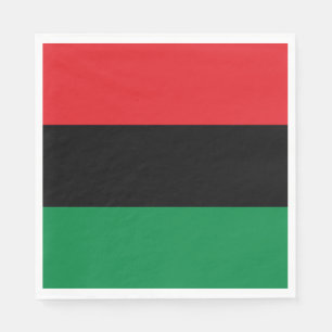 Pan-African Flag Napkin