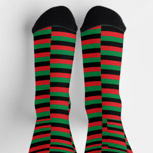 Pan African Flag Socks