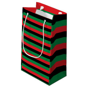Pan African Flag & Unia Flag Symbol / Kwanzaa Small Gift Bag