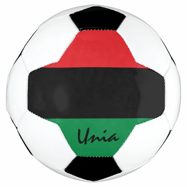 Pan African Flag & UNIA Football / Sports (Front)