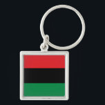 Pan African Flag & Unia Symbol / sports fan Key Ring<br><div class="desc">Keychains: Pan African flag symbol - UNIA / A horizontal triband of red,  black,  and green. The Pan-African flag—also known as the Afro-American flag,  Black Liberation flag,  UNIA flag. Often used with Black Lives Matter movement.</div>